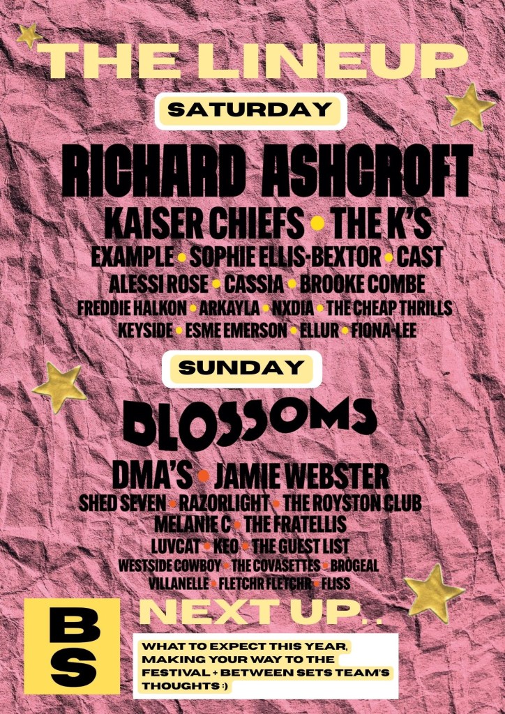 NBHD Weekender 2026 lineup
